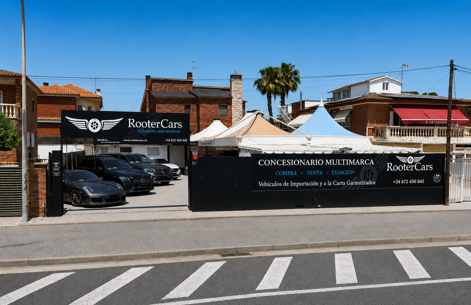 ROOTERCARS showroom in Cunit, Tarragona